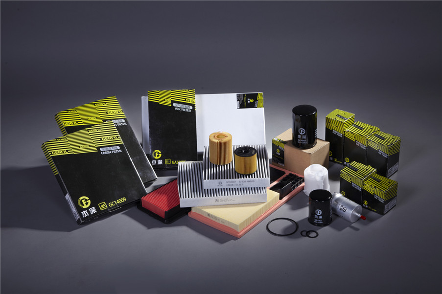 completed filters air filter cabin filter oil filter fuel filter